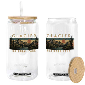Glacier National Park Glass Can Montana Wildlife Nature Lover TS11 Print Your Wear