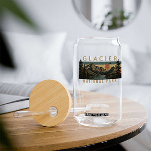 Glacier National Park Glass Can Montana Wildlife Nature Lover TS11 Print Your Wear