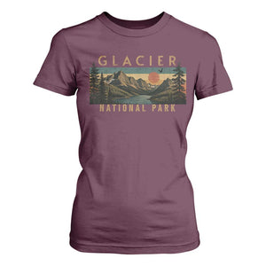 Glacier National Park T Shirt For Women Montana Wildlife Nature Lover