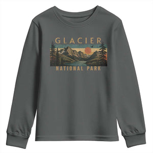 Glacier National Park Youth Sweatshirt Montana Wildlife Nature Lover