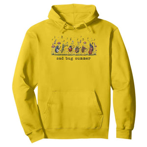 Sad Bug Summer Funny Insect Inspired Indie Aesthetic Hoodie Folk Pop Music Bugs Lover