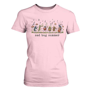 Sad Bug Summer Funny Insect Inspired Indie Aesthetic T Shirt For Women Folk Pop Music Bugs Lover