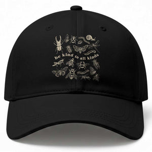 Be Kind To All Kinds Bugs Entomologist Insect Lover Baseball Cap