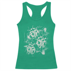 Ladybug Y2k Grunge 2000s Alt 90s Vintage Star Dots Teen Racerback Tank Top