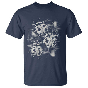 Ladybug Y2k Grunge 2000s Alt 90s Vintage Star Dots Teen T Shirt