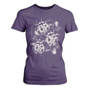 Ladybug Y2k Grunge 2000s Alt 90s Vintage Star Dots Teen T Shirt For Women