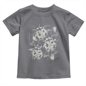 Ladybug Y2k Grunge 2000s Alt 90s Vintage Star Dots Teen Toddler T Shirt