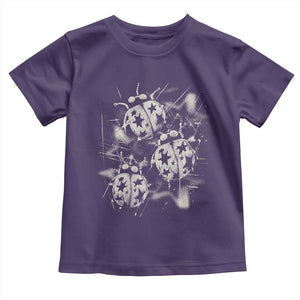 Ladybug Y2k Grunge 2000s Alt 90s Vintage Star Dots Teen Toddler T Shirt