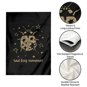 Sad Bug Summer Y2k Ladybug Grunge 2000s Vintage Garden Flag Folk Music Bugs Lover