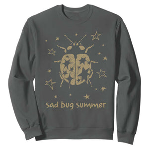 Sad Bug Summer Y2k Ladybug Grunge 2000s Vintage Sweatshirt Folk Music Bugs Lover