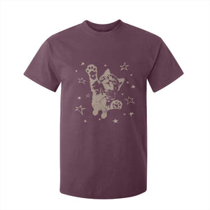 90s Y2k Cat Jumping Stars 2000s Grunge Vintage Graphic T Shirt For Kid