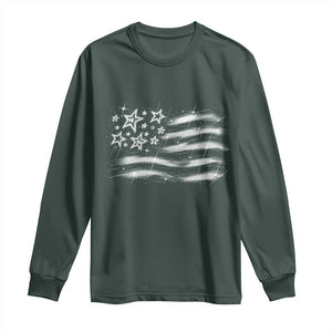 Y2k American Flag 90s 2000s Grunge Vintage Graphic Long Sleeve Shirt
