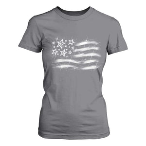 Y2k American Flag 90s 2000s Grunge Vintage Graphic T Shirt For Women