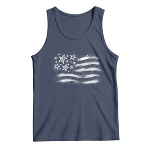 Y2k American Flag 90s 2000s Grunge Vintage Graphic Tank Top