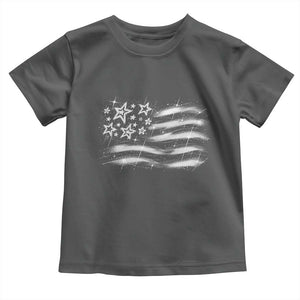 Y2k American Flag 90s 2000s Grunge Vintage Graphic Toddler T Shirt