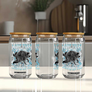 Funny Jimothy The Raccoon Glass Can I Got That Dawg In Me Bootleg Art