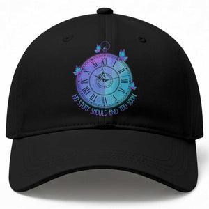 Suicide Prevention Awareness Baseball Cap No Story Should End Too Soon Butterfly Clock
