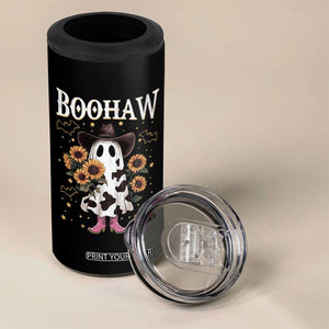 Funny Boohaw Halloween Western Cowboy Ghost 4 in 1 Can Cooler Tumbler TS11 Print Your Wear