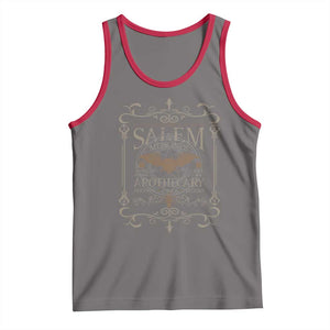 Halloween Salem Witch Tank Top Salem Medicines Apothecary Potions Tonics Elixirs TS11 Deep Heather Red Print Your Wear