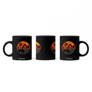 Funny Halloween Cryptid Folklore Bigfoot Alien Mothman Coffee Mug TS11 Print Your Wear