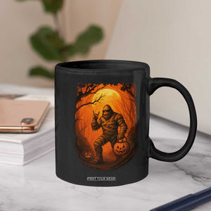 Funny Halloween Bigfoot Scary Spooky Cryptid Sasquatch Coffee Mug TS11 Print Your Wear