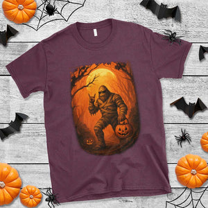 Funny Halloween Bigfoot Scary Spooky Cryptid Sasquatch T Shirt TS11 Maroon Print Your Wear