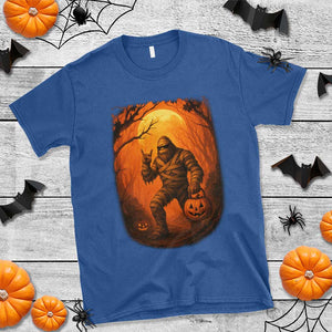 Funny Halloween Bigfoot Scary Spooky Cryptid Sasquatch T Shirt TS11 Royal Blue Print Your Wear