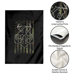 Faith Fishing Hunting Camo US Flag Cross With Hook Christian Garden Flag TS11 Print Your Wear