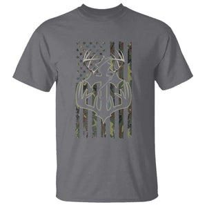 Faith Fishing Hunting Camo US Flag Cross With Hook Christian T Shirt TS11 Charcoal Print Your Wear