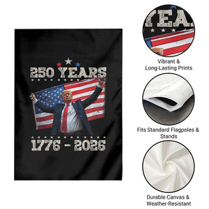Trump 250th Anniversary Garden Flag 250 Years America Vintage USA Flag TS11 Print Your Wear