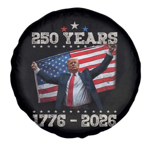 Trump 250th Anniversary Spare Tire Cover 250 Years America Vintage USA Flag TS11 Print Your Wear