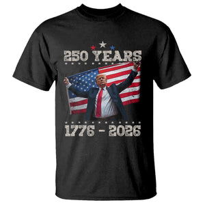 Trump 250th Anniversary T Shirt 250 Years America Vintage USA Flag TS11 Black Print Your Wear