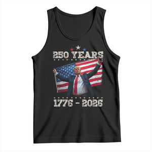 Trump 250th Anniversary Tank Top 250 Years America Vintage USA Flag TS11 Black Print Your Wear