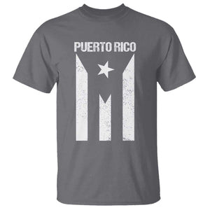 Puerto Rico Boricua Flag Proud Puerto Rican Heritage T Shirt TS11 Charcoal Print Your Wear