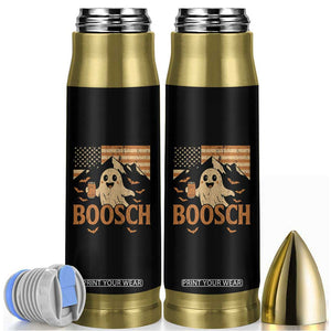 Funny Ghost Boosch Beer Halloween Bullet Tumbler Vintage American Flag TS11 Black Print Your Wear