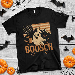 Funny Ghost Boosch Beer Halloween T Shirt Vintage American Flag TS11 Black Print Your Wear
