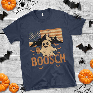 Funny Ghost Boosch Beer Halloween T Shirt Vintage American Flag TS11 Navy Print Your Wear
