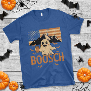 Funny Ghost Boosch Beer Halloween T Shirt Vintage American Flag TS11 Royal Blue Print Your Wear