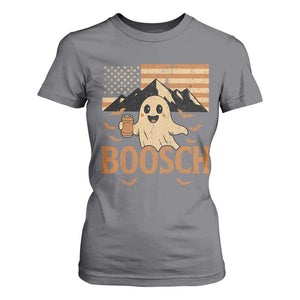 Funny Ghost Boosch Beer Halloween T Shirt For Women Vintage American Flag TS11 Charcoal Print Your Wear