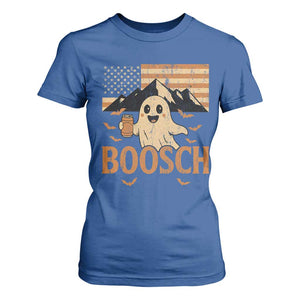 Funny Ghost Boosch Beer Halloween T Shirt For Women Vintage American Flag TS11 Royal Blue Print Your Wear