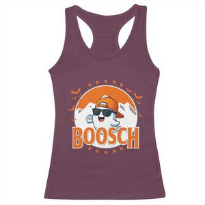 Funny Ghost Boosch Beer Halloween Racerback Tank Top Mountain Bat TS11 Maroon Print Your Wear