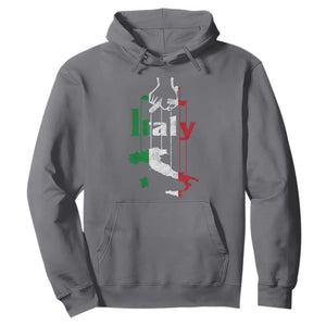 Funny Italia Heritage Pride Hoodie Vintage Italian Map Mafia Gangster TS11 Charcoal Print Your Wear