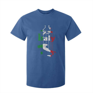 Funny Italia Heritage Pride T Shirt For Kid Vintage Italian Map Mafia Gangster TS11 Royal Blue Print Your Wear