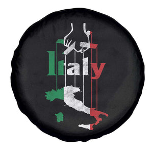 Funny Italia Heritage Pride Spare Tire Cover Vintage Italian Map Mafia Gangster TS11 Print Your Wear