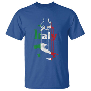 Funny Italia Heritage Pride T Shirt Vintage Italian Map Mafia Gangster TS11 Royal Blue Print Your Wear