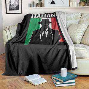 Italiano Italian Mafia Sicilian Gangster Italy Flag Throw Blanket TS11 Print Your Wear