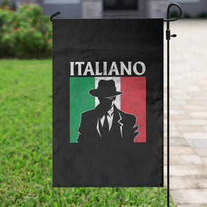 Italiano Italian Mafia Sicilian Gangster Italy Flag Garden Flag TS11 Print Your Wear