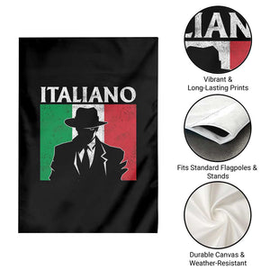 Italiano Italian Mafia Sicilian Gangster Italy Flag Garden Flag TS11 Print Your Wear