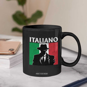Italiano Italian Mafia Sicilian Gangster Italy Flag Coffee Mug TS11 Print Your Wear