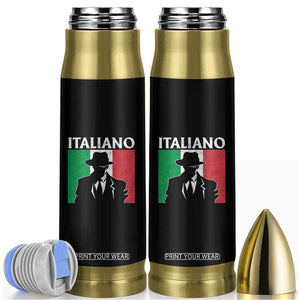 Italiano Italian Mafia Sicilian Gangster Italy Flag Bullet Tumbler TS11 Black Print Your Wear